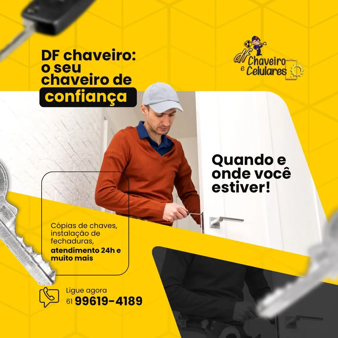 Equipe da DfChaveiro com mais de 40 anos de experiência